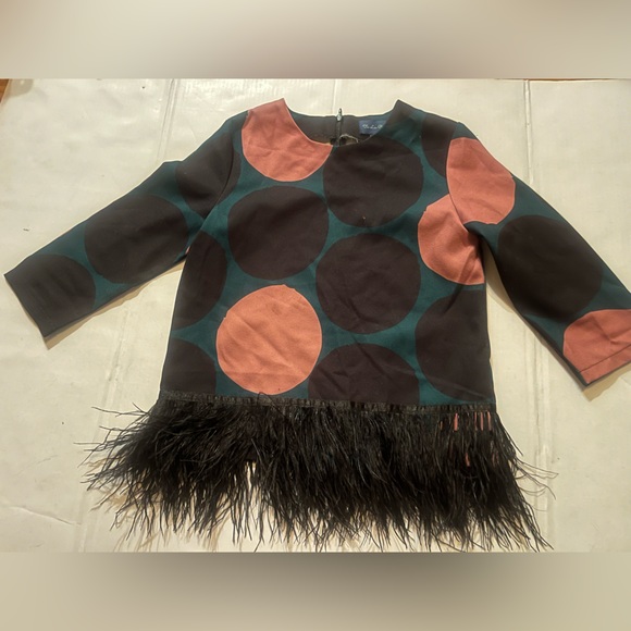 To La Roo feathered top - Picture 2 of 7